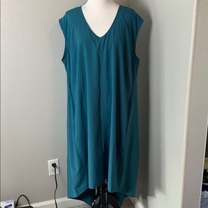 Landa curve high low pocket dress